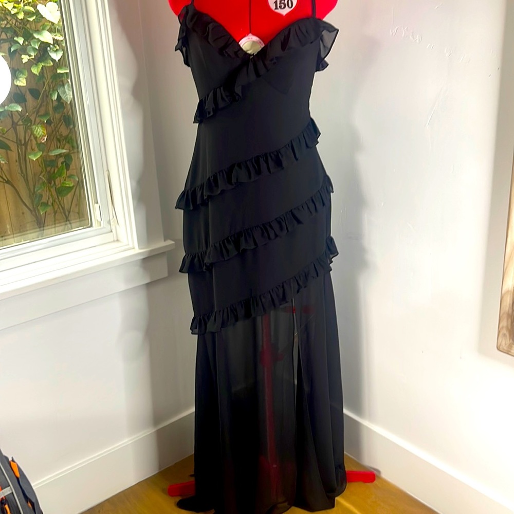 Lovers and Friends Karlie Gown. Black. Size small